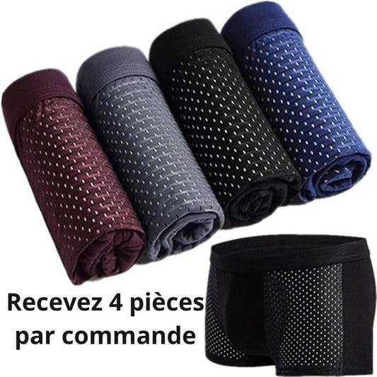 BoxHero™ - Boxer en Fibre de Bambou Ultra-Confort (3 pièces + 1 Offerte)